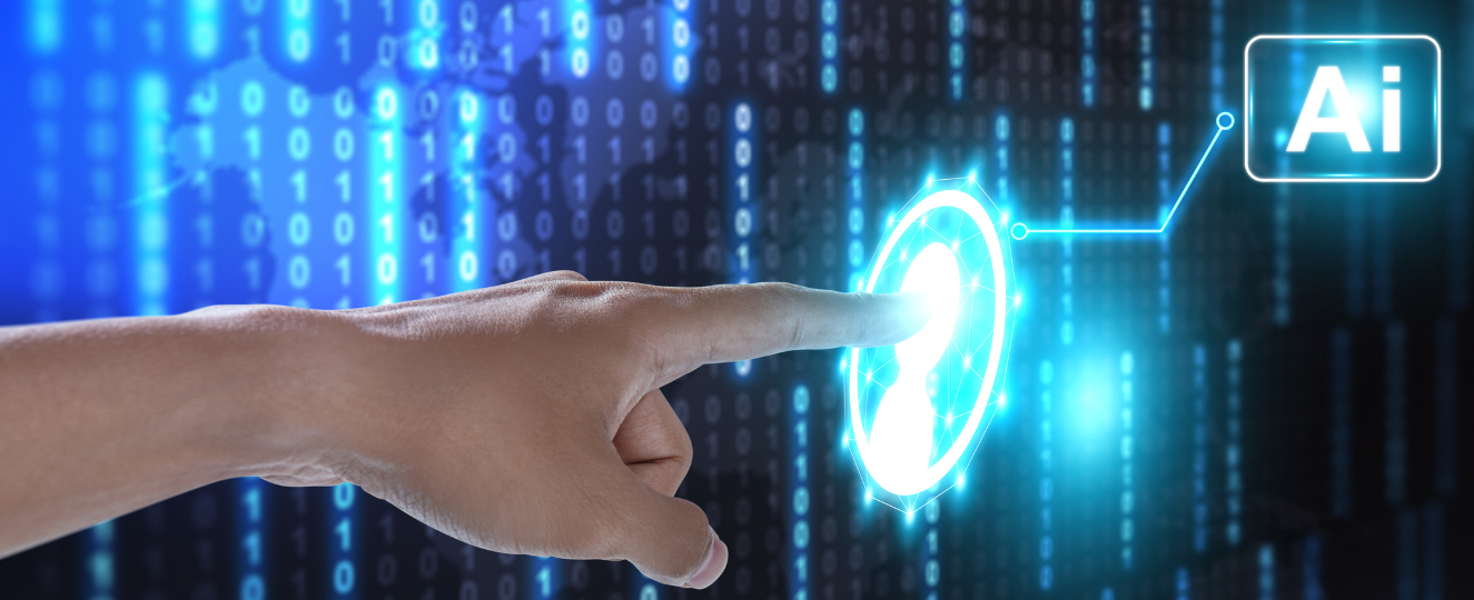 Articial Intelligent with human finger touch binary code