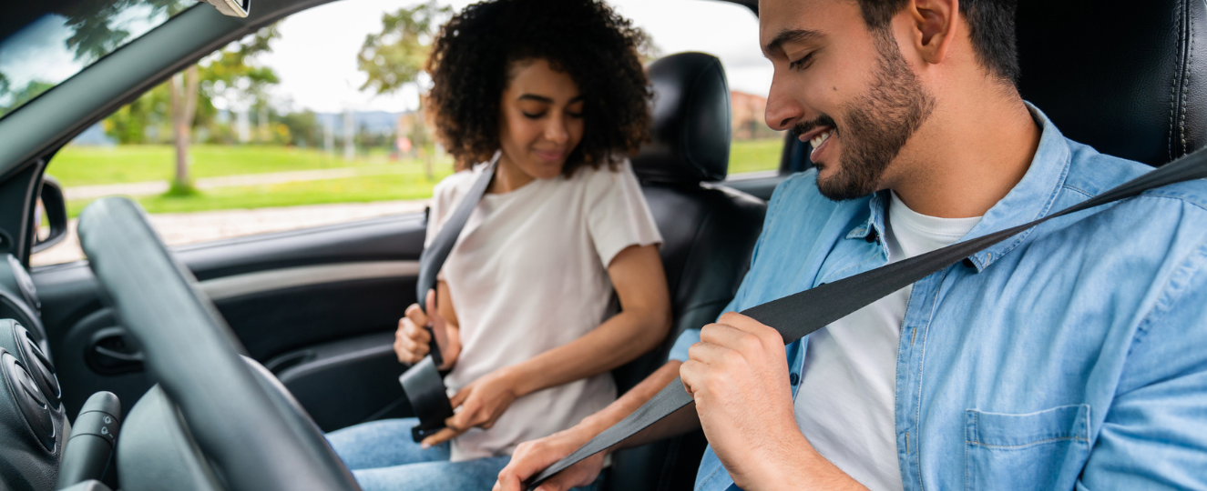People in car