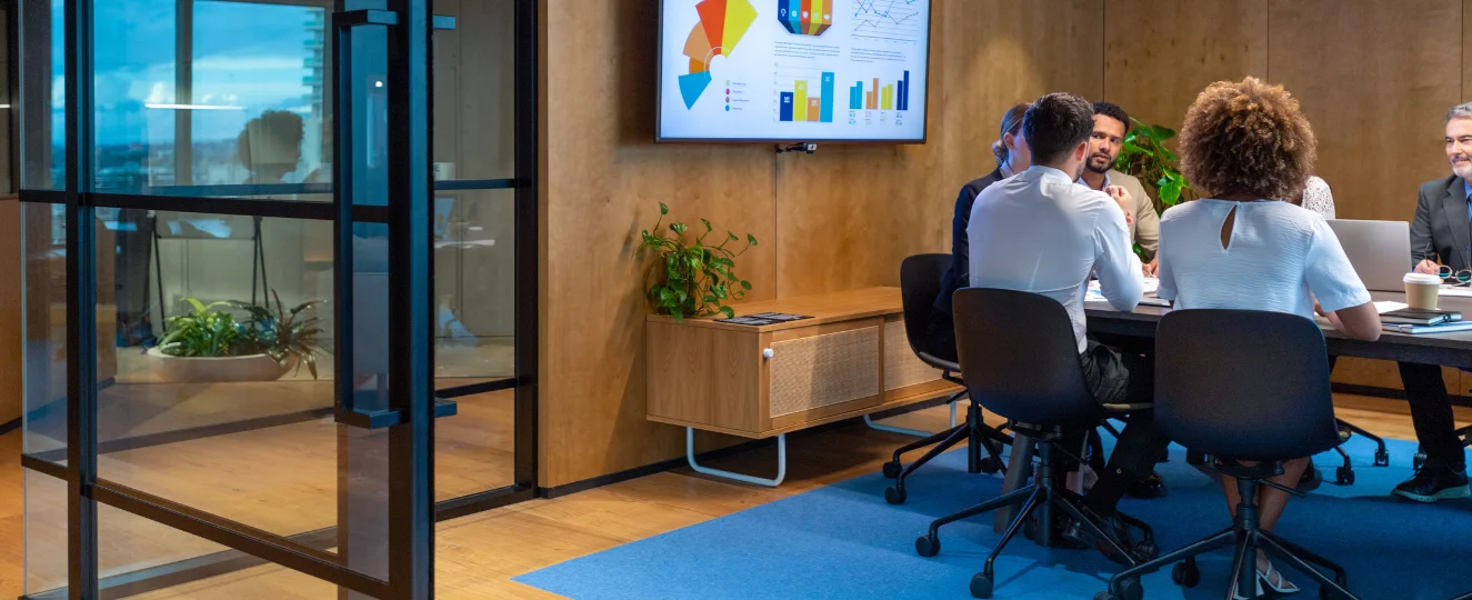 Group in a conference room